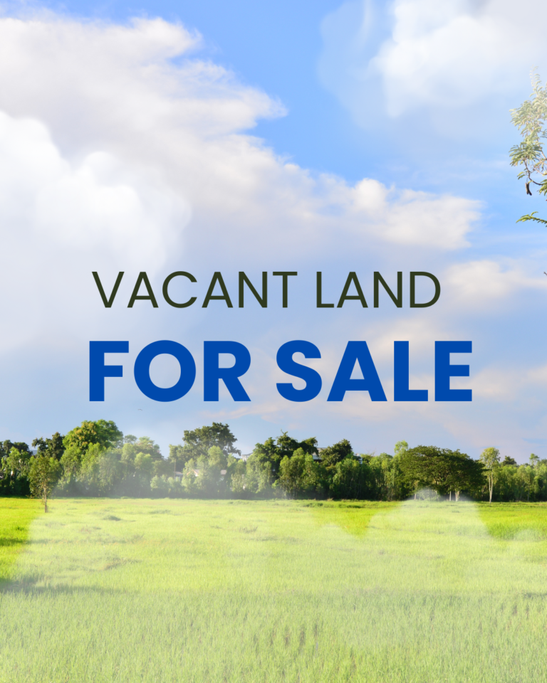 Green and White Modern Land Plot Sale Promotion Instagram Post